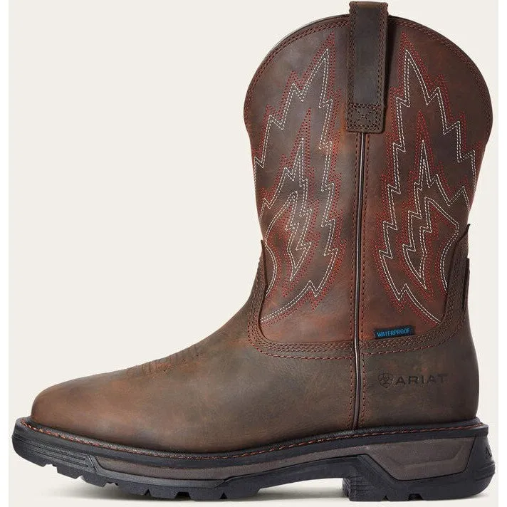 Ariat Men's Big Rig Soft Toe WP Western Work Boot - Brown - 10033991