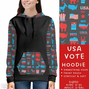 Batch #186 - Vote Collection - Closes 8/27 - ETA early Oct. - USA Vote Hoodie