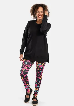 Black Longline Popsy Sweatshirt