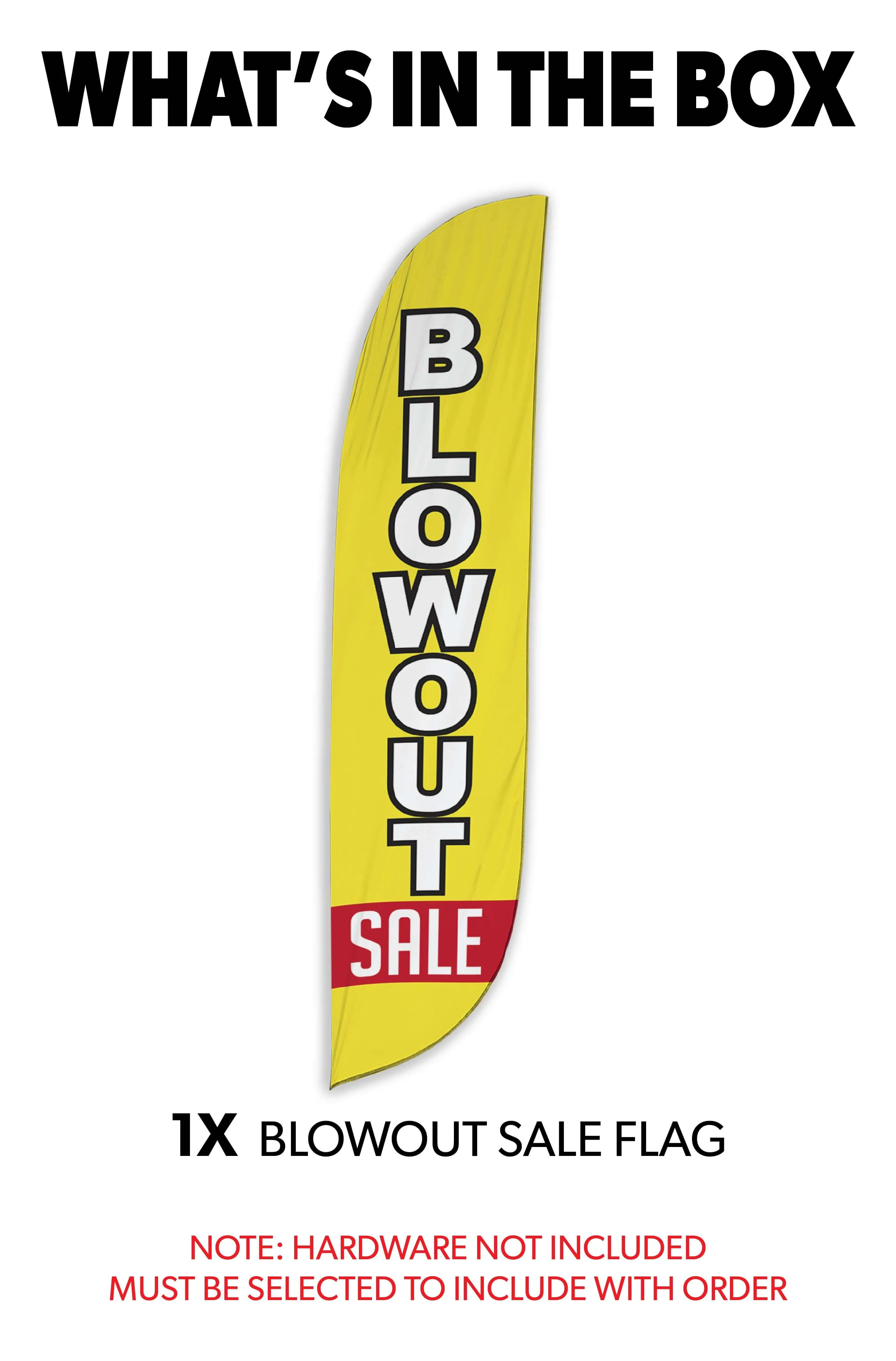 Blowout Sale Feather Flag