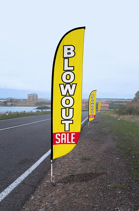 Blowout Sale Feather Flag