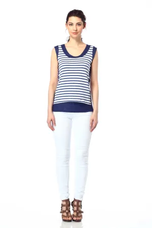 Carla Reversible Round Neck Tank Top