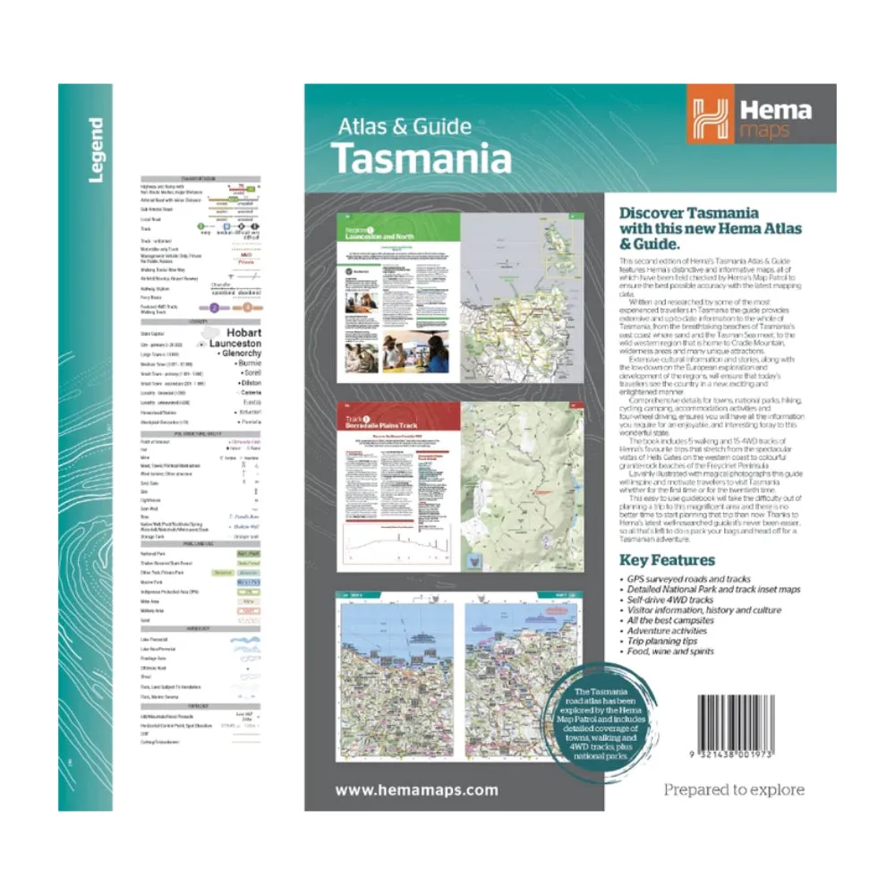 Hema Atlas And Guide - Tasmania