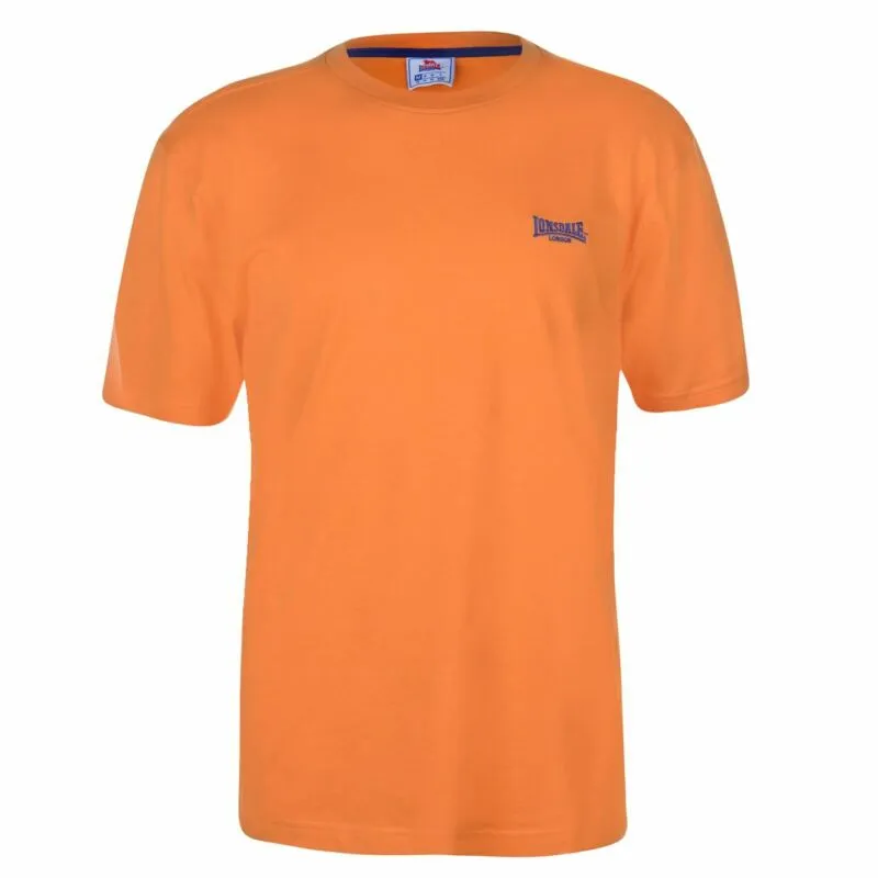 Lonsdale Plain Tee Mens Gents Crew Neck Shirt Short Sleeve Lightweight Cotton