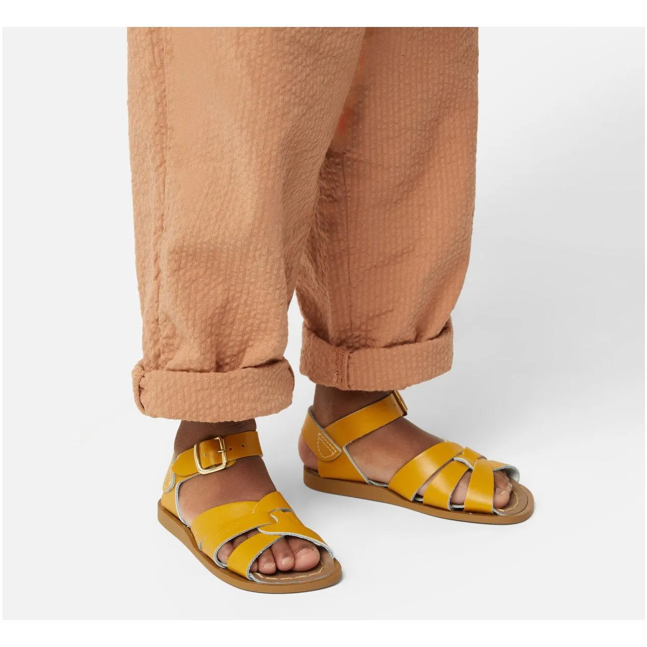 Saltwater Original Sandals - Mustard - Kids