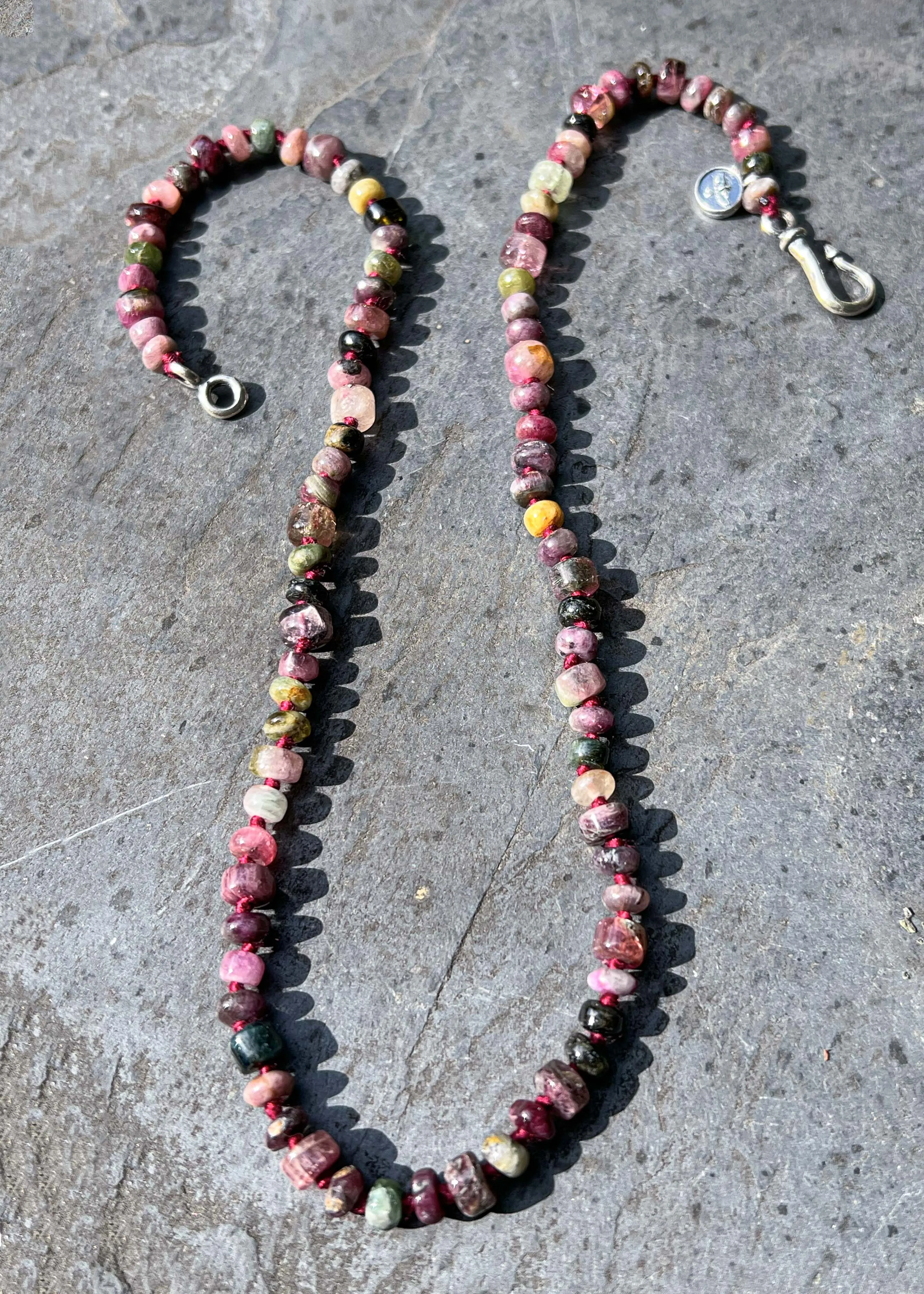 Tourmaline Multi-Color "She's in Fashion - Suede" Necklace